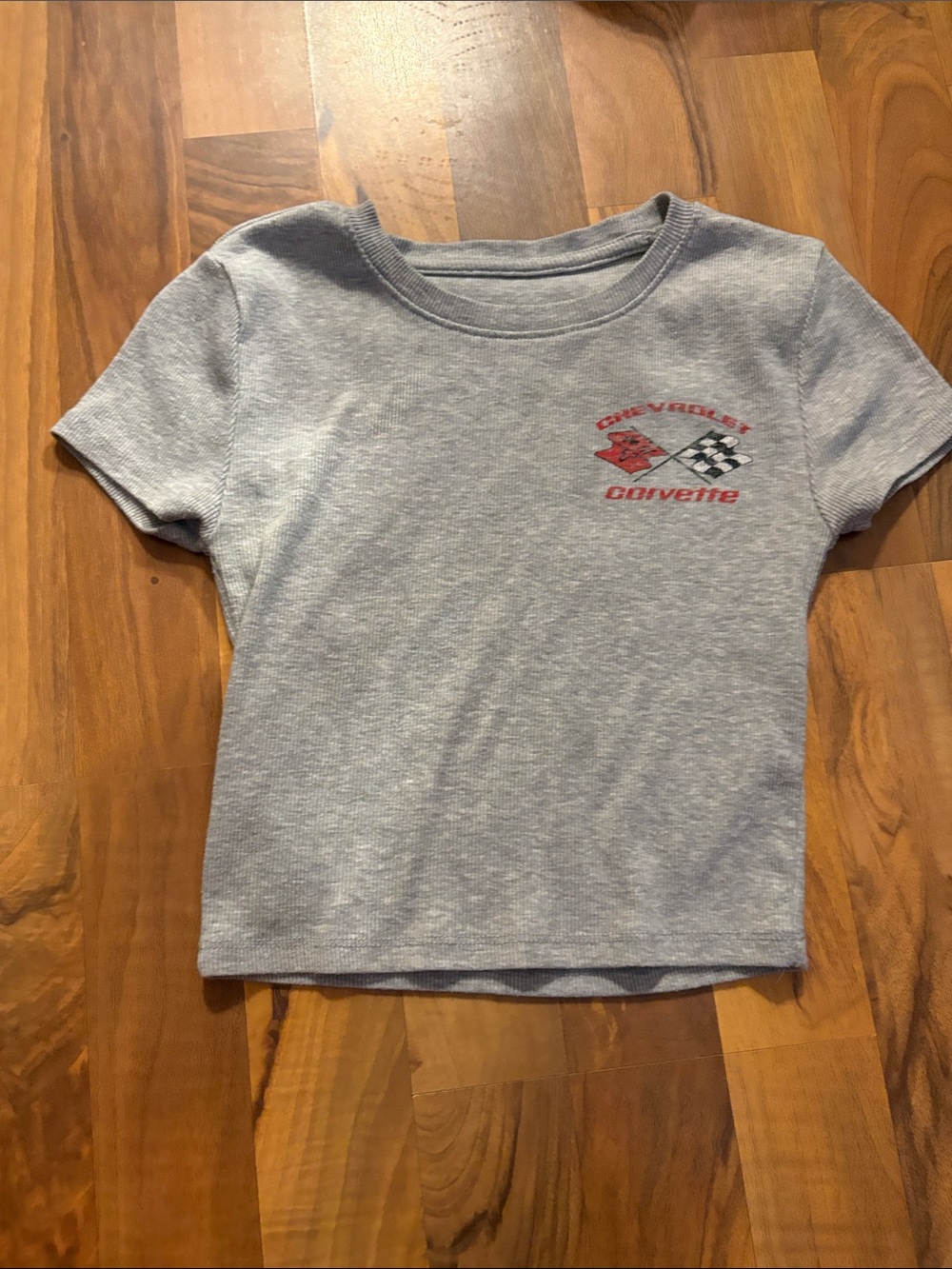 Corvette Heather Gray Short Sleeve Tee